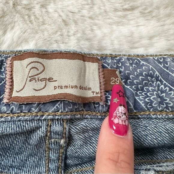 Paige size 29 bootcut blue jeans - Picture 3 of 10